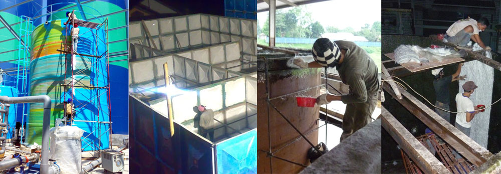 Efisiensi Konstruksi Fasilitas Industri melalui Inovasi Material Fiberglass - Dokumentasi Industri PT Wardani Nusantara Fiberglass